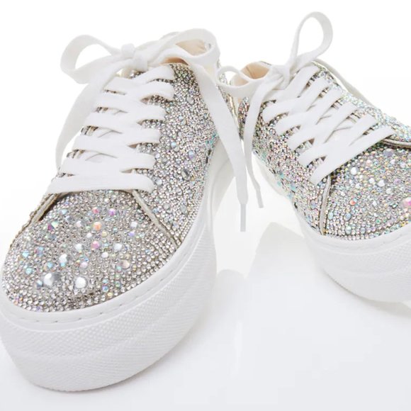 Betsey Johnson Shoes - NWT Betsey Johnson Suton Highwall Bling Platform Sneaker